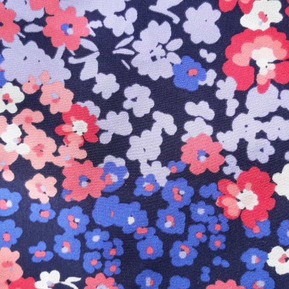 Juicy Couture Blouse Woman's XL Floral Top Ruffle Sleeves EUC - Picture 4 of 5